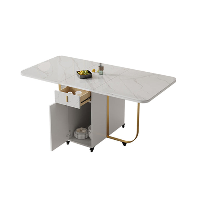 Moderner Stil faltbarer Tischset 1/2/3/7 Stück Ess -Set für Zuhause