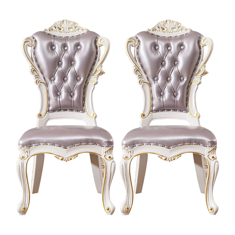 ビクトリアスタイルの長方形テーブルセット1/2/7ピース家に向けてダイニングセット