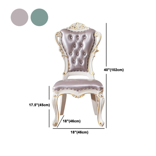ビクトリアスタイルの長方形テーブルセット1/2/7ピース家に向けてダイニングセット