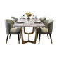 Modern Style Rectangle Table Set 1/4/5/7 Pieces Dining Set for Home