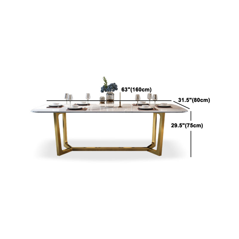 Modern Style Rectangle Table Set 1/4/5/7 Pieces Dining Set for Home