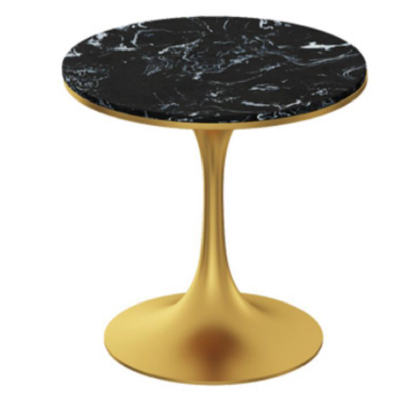 Modern Style Round Table Set 1/2/3/4/5 Pieces Dining Set for Home Black 31"L x 31"W Clearhalo 'Dining Room Sets' 'Dining Tables & Seating' 'dining_room_set' 'furn' 'furn_dining_room_set' 'Furniture' 'Kitchen & Dining Furniture' 6024049