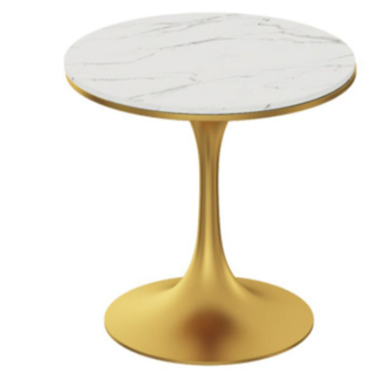 Modern Style Round Table Set 1/2/3/4/5 Pieces Dining Set for Home White 31"L x 31"W Clearhalo 'Dining Room Sets' 'Dining Tables & Seating' 'dining_room_set' 'furn' 'furn_dining_room_set' 'Furniture' 'Kitchen & Dining Furniture' 6024053