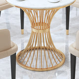 Juego de comedor de piedra sinterizada Glam Ronda 1/2/3/4/5 Piezas Set para uso en el hogar