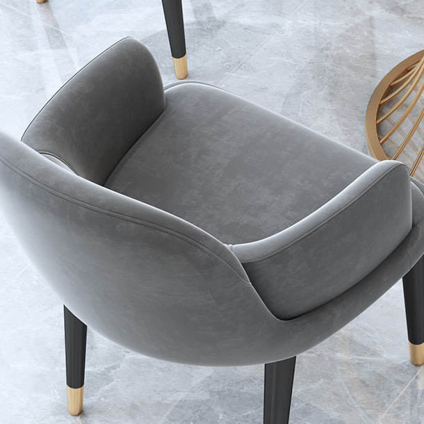 Glam Fintered Stone Dining Set Round 1/2/3/4/5 Pièces Pièces Ensemble pour une utilisation à domicile