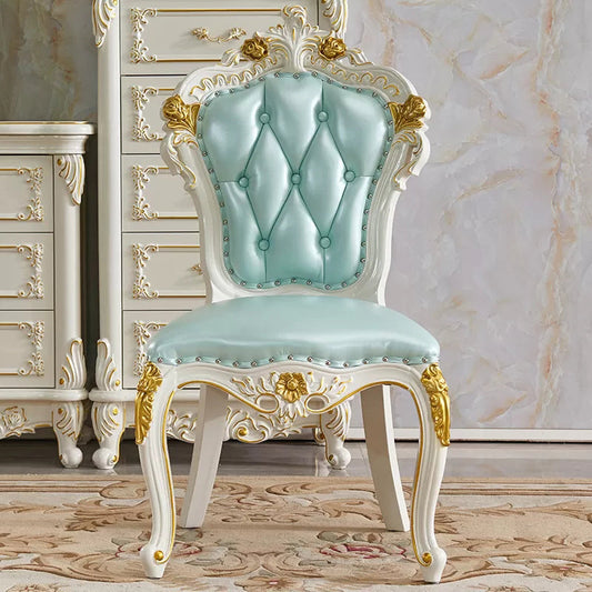 ビクトリアスタイルの長方形テーブルセット1/2/3/7ピース家庭用ダイニングセット