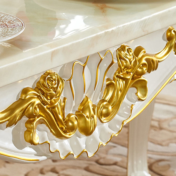 Ensemble de table de rectangle de style Victoria 1/2/3/7 Pièces Pièces Ensemble de restauration pour la maison