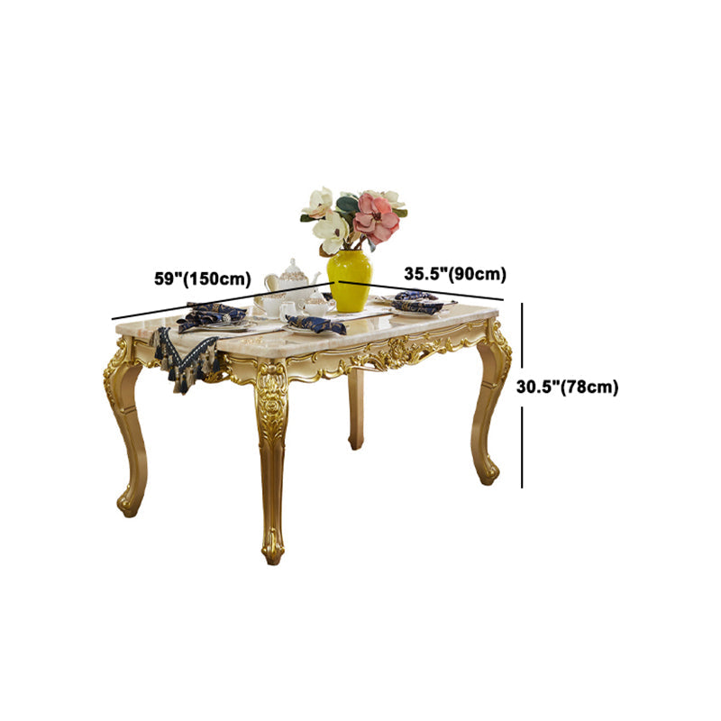 ビクトリア長方形のテーブルセット1/2/5/7ピース自宅で使用するためのダイニングセット