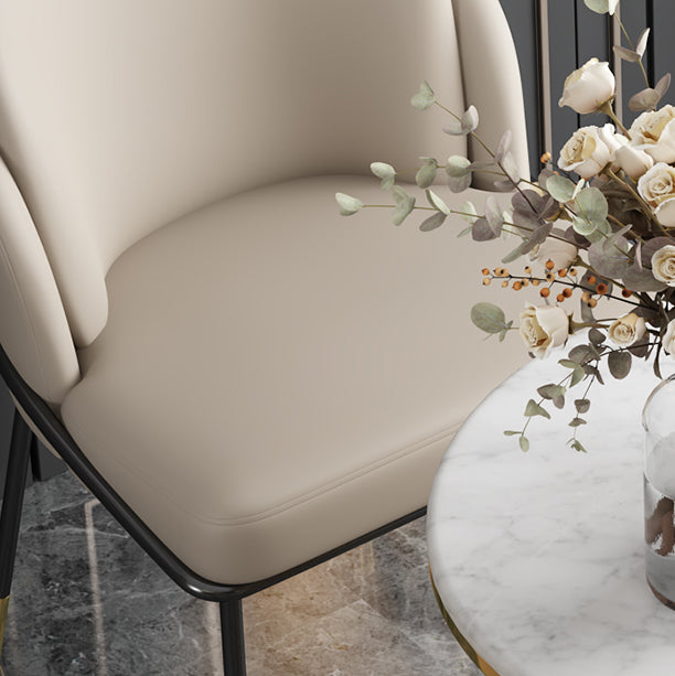 Ensemble de restauration en marbre de style moderne Round 1/2/3/4/5 Pièces Pièces Ensemble pour une utilisation à domicile