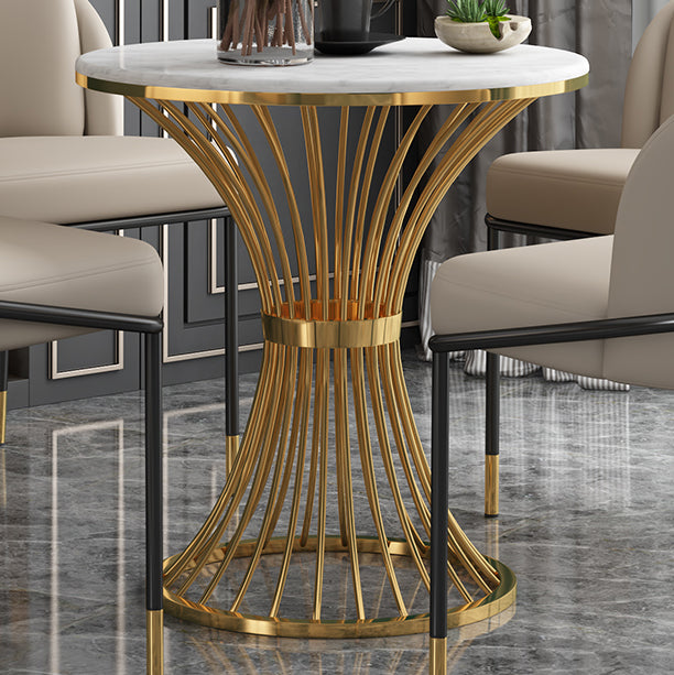 Ensemble de restauration en marbre de style moderne Round 1/2/3/4/5 Pièces Pièces Ensemble pour une utilisation à domicile