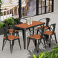 Modern Rectangle Table Set 1/2/3/5/7 Pieces Dining Set for Kitchen