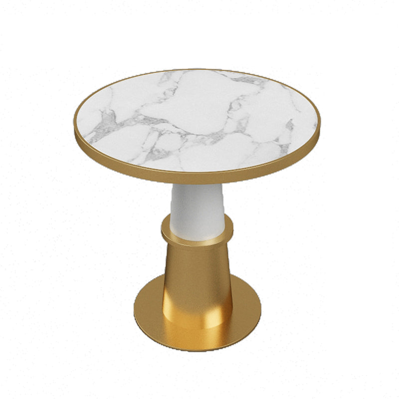 Moderne faux marmeren dinerset rond 1/5 stukken eetgelegenheden voor thuisgebruik