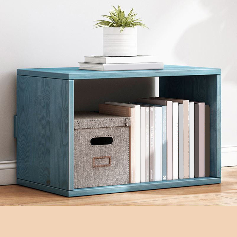 Contemporary Bookshelf Wood Closed Back Shelf Bookcase for Study Room