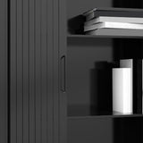 Archivo de metal bloqueo de archivos modernos laterales con estantes de almacenamiento