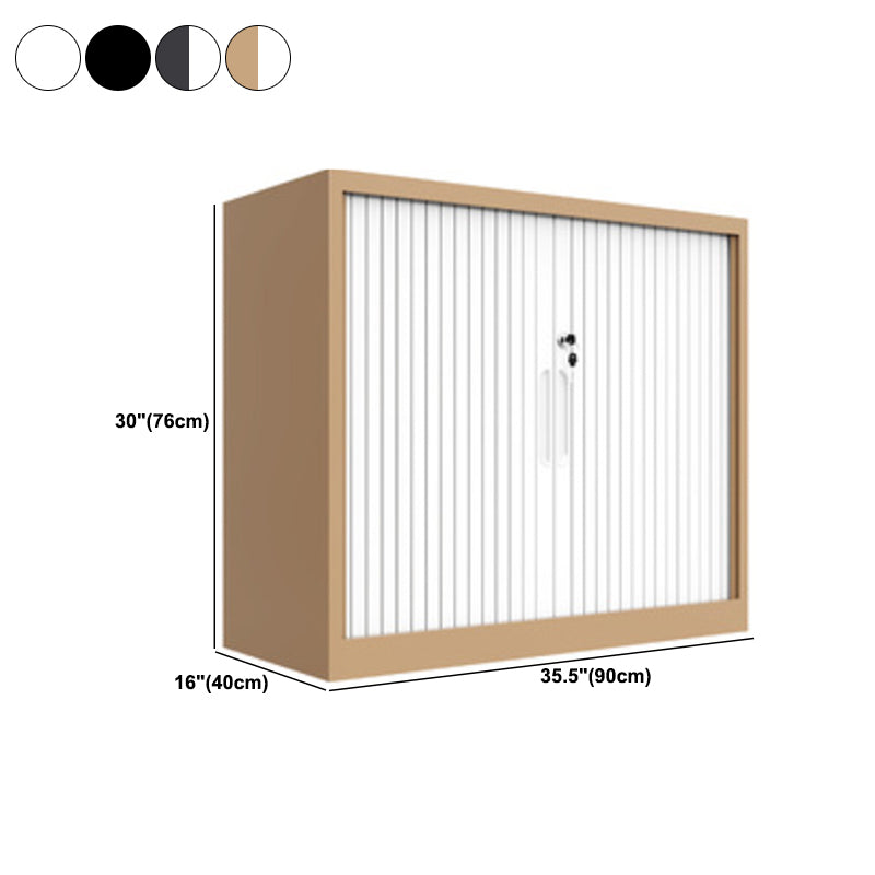 Archivo de metal bloqueo de archivos modernos laterales con estantes de almacenamiento