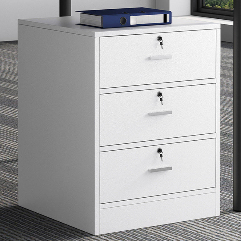 Leisure File Cabinet Color Block Wood Locking Drawers File Cabinet White 3 Clearhalo 'Filing Cabinets' 'filling_cabinets' 'furn' 'furn_filling_cabinets' 'Furniture' 'Office Furniture' 6024701