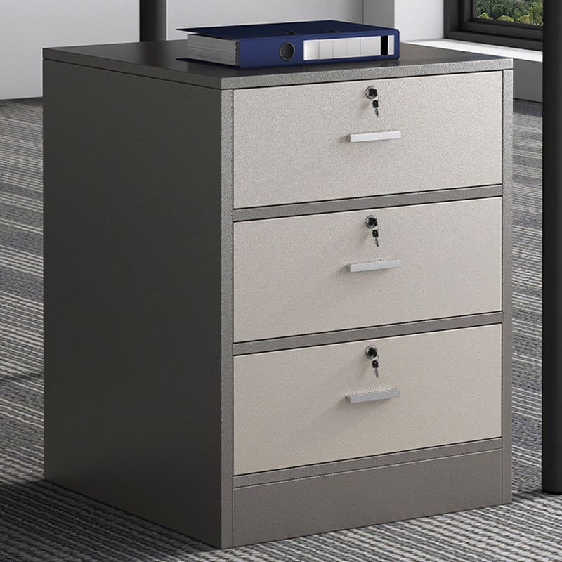Leisure File Cabinet Color Block Wood Locking Drawers File Cabinet Coffee 3 Clearhalo 'Filing Cabinets' 'filling_cabinets' 'furn' 'furn_filling_cabinets' 'Furniture' 'Office Furniture' 6024703