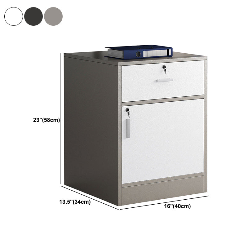 Leisure File Cabinet Color Block Wood Locking Drawers File Cabinet Clearhalo 'Filing Cabinets' 'filling_cabinets' 'furn' 'furn_filling_cabinets' 'Furniture' 'Office Furniture' 6024711