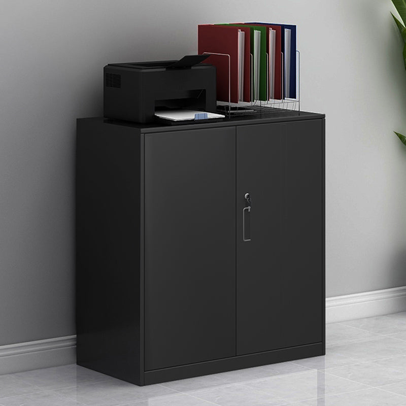 Metal de gabinete moderno con estantes de almacenamiento ajustables Archivo lateral