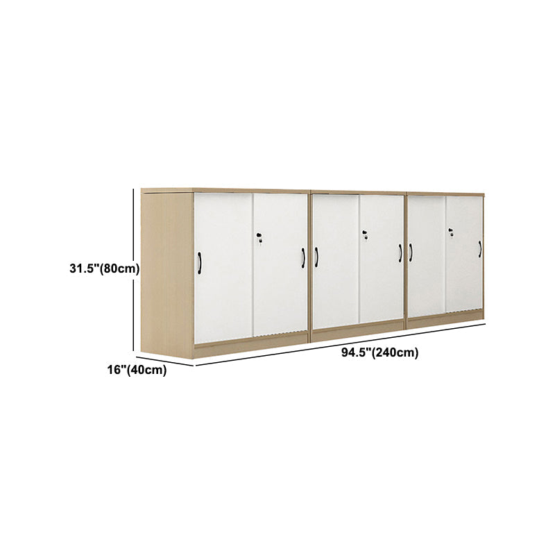 Babor de archivos de madera de archivo lateral de estilo moderno para la oficina en casa