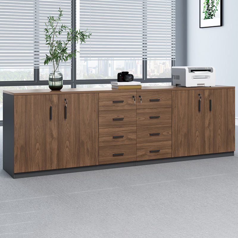 Mobile moderno in legno con chiusura e archiviazione laterale