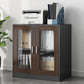 Modern Wood Cabinet Drawers Wood File Cabinet for Home Office 35.4"L x 15.7"W x 31.9"H Coffee Clearhalo 'Filing Cabinets' 'filling_cabinets' 'furn' 'furn_filling_cabinets' 'Furniture' 'Office Furniture' 6024834