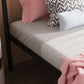 Contemporary Style Solid Color Bed Frame Metal Bed with Headboard