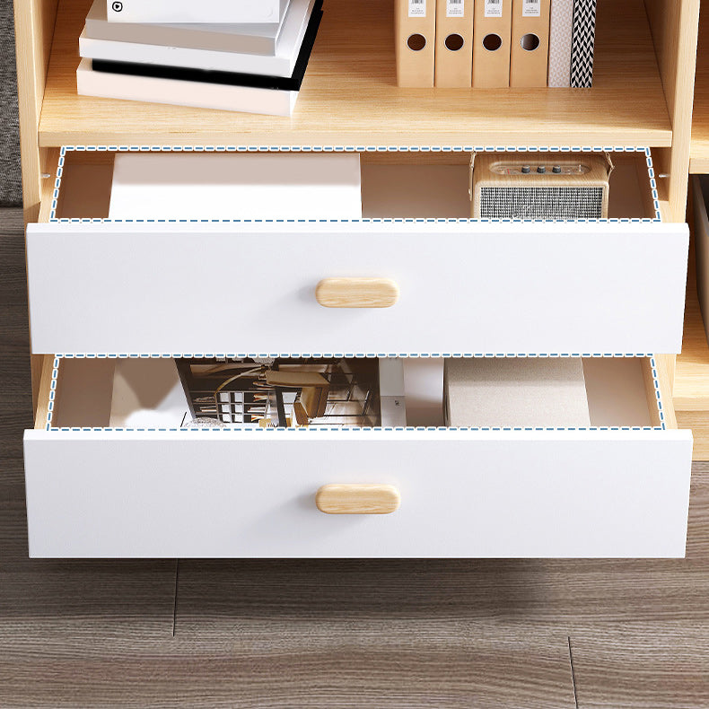 Armoire à accent moderne avec étagères et portes armoires résistantes à l'eau