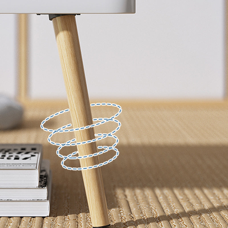 Moderno semplice 1 tavolino da caffè singolo tavolino in legno - 15,75 "D