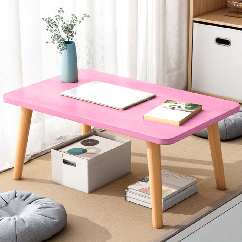 Moderno semplice 1 tavolino da caffè singolo tavolino in legno - 15,75 "D