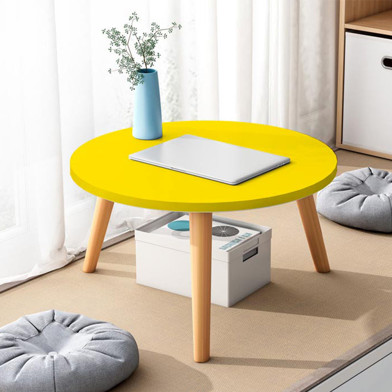 Moderno semplice 1 tavolino da caffè singolo tavolino in legno - 15,75 "D