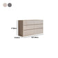 Contemporary Wooden Chest with 6 Soft Close Drawers Accent Chest