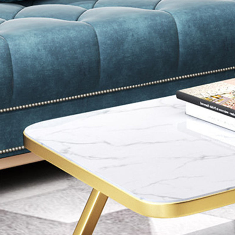 ストーントップカクテルテーブルグラマートレスルアイアンベースコーヒーテーブル