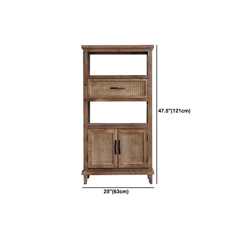 Armoire en bois industrielle avec portes et tiroirs armoire en bois en détresse