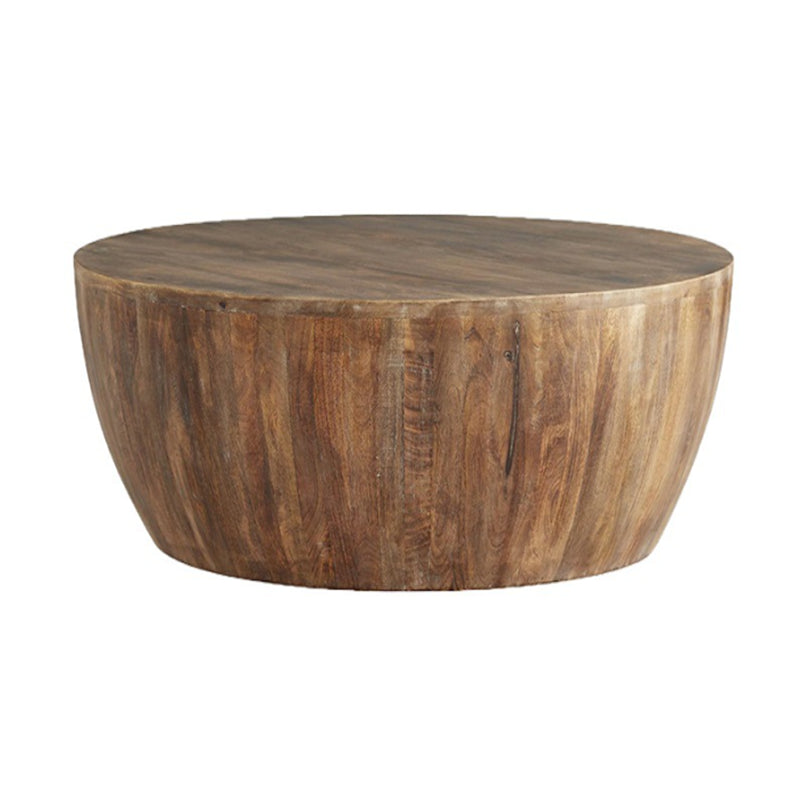 Tavolino in legno massiccio in legno scandinavo 14,96 "h 1 tavolo da cocktail singolo