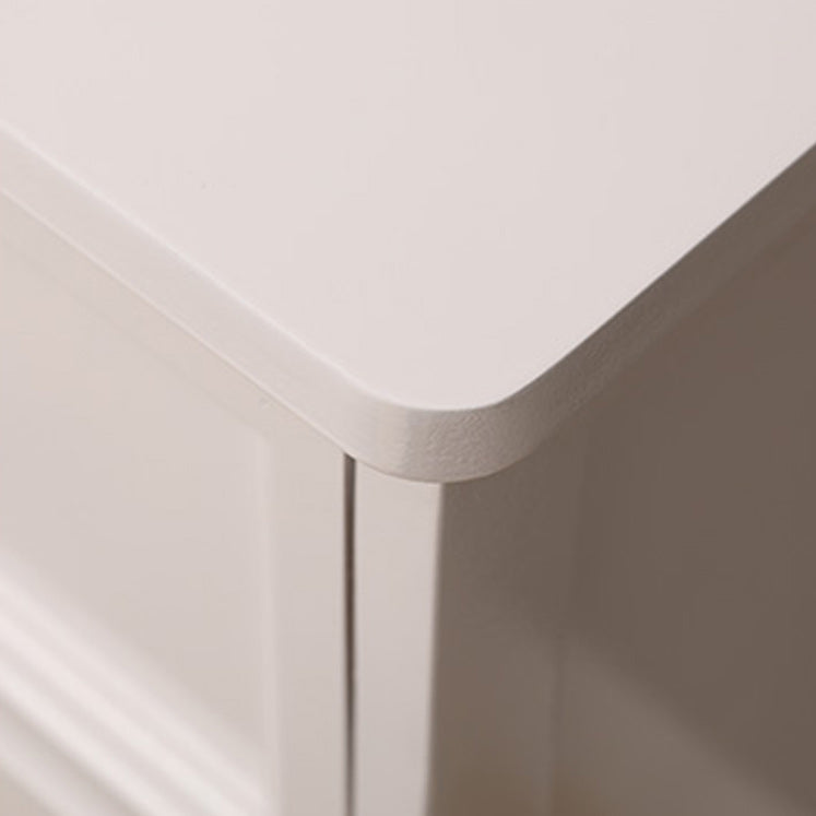 Mobile moderno accento con cassetti e cabine per le gambe cabriole in legno