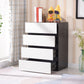Contemporary Chest with Wooden Drawers Water Resistant Chest