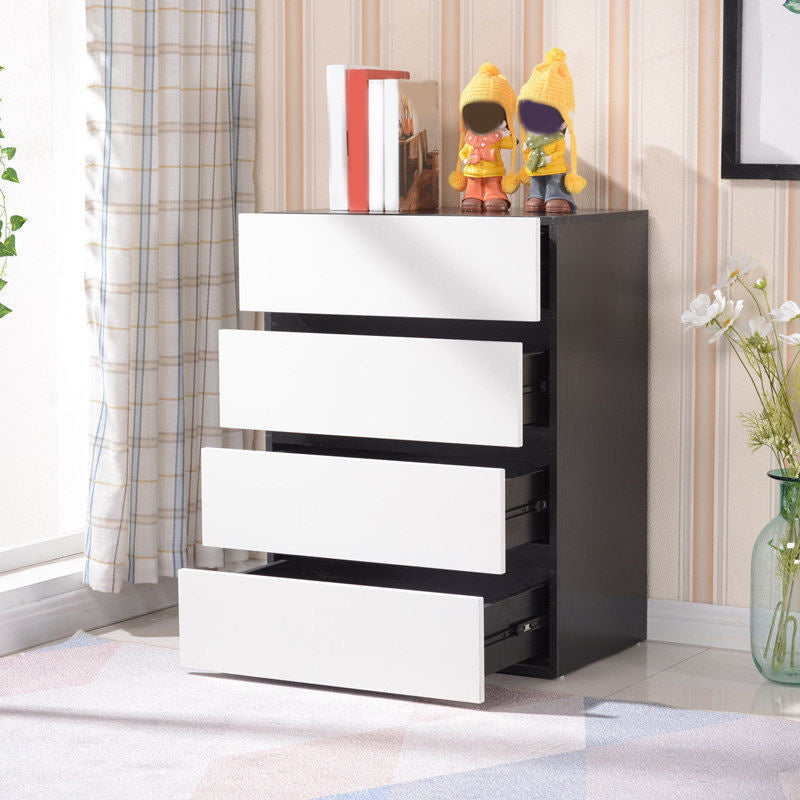 Contemporary Chest with Wooden Drawers Water Resistant Chest