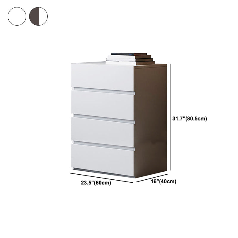 Contemporary Chest with Wooden Drawers Water Resistant Chest