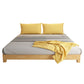 84.65 inch Wide Contemporary Bed Frame Solid Wood Standard Bed