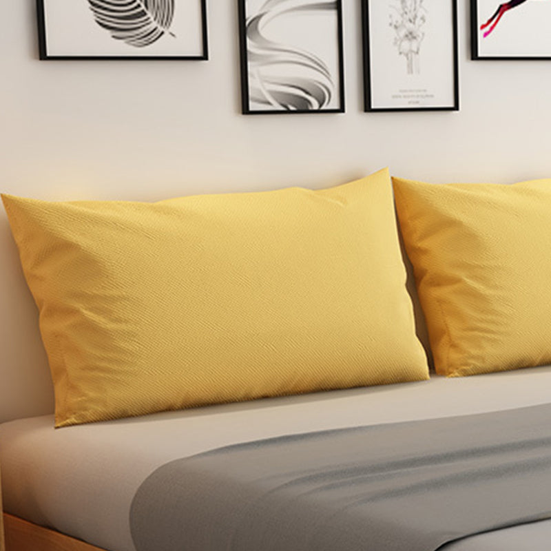 84.65 inch Wide Contemporary Bed Frame Solid Wood Standard Bed