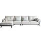 Black 4-seat Flared Arm Sectional Pillow Back Stain-resistant Sectional Clearhalo 'furn' 'furn_sectionals' 'Furniture' 'Living Room Furniture' 'Sectionals' 6025566