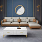 ARME SLOPED Sectional Sectional Modern 5 places en cuir en cuir
