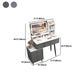 Gray Make-up Vanity Vanity Set with 6 Storage Drawers, 49.60" High