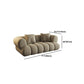 26.37" H Contemporary Green Tuxedo Arm Sewn Pillow Back Sofa Clearhalo 'furn' 'furn_sofas' 'Furniture' 'Living Room Furniture' 'Sofa' 'sofas' 6025908