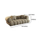 26.37" H Contemporary Green Tuxedo Arm Sewn Pillow Back Sofa Clearhalo 'furn' 'furn_sofas' 'Furniture' 'Living Room Furniture' 'Sofa' 'sofas' 6025909