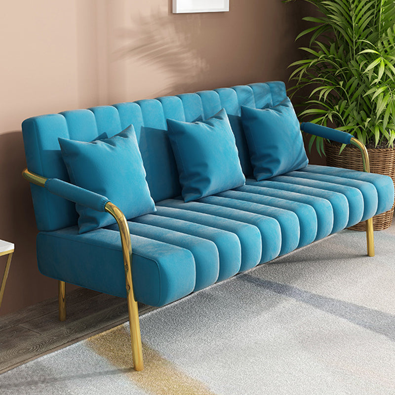 Contemporain 28,3 "H Velvet cousu oreiller canapé pour le salon