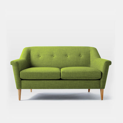 31.5" H Contemporary Cotton Blend Tufted Flared Arm Sofa for Apartment 60.2"L x 35.4"W x 31.5"H Green Clearhalo 'furn' 'furn_sofas' 'Furniture' 'Living Room Furniture' 'Sofa' 'sofas' 6025981