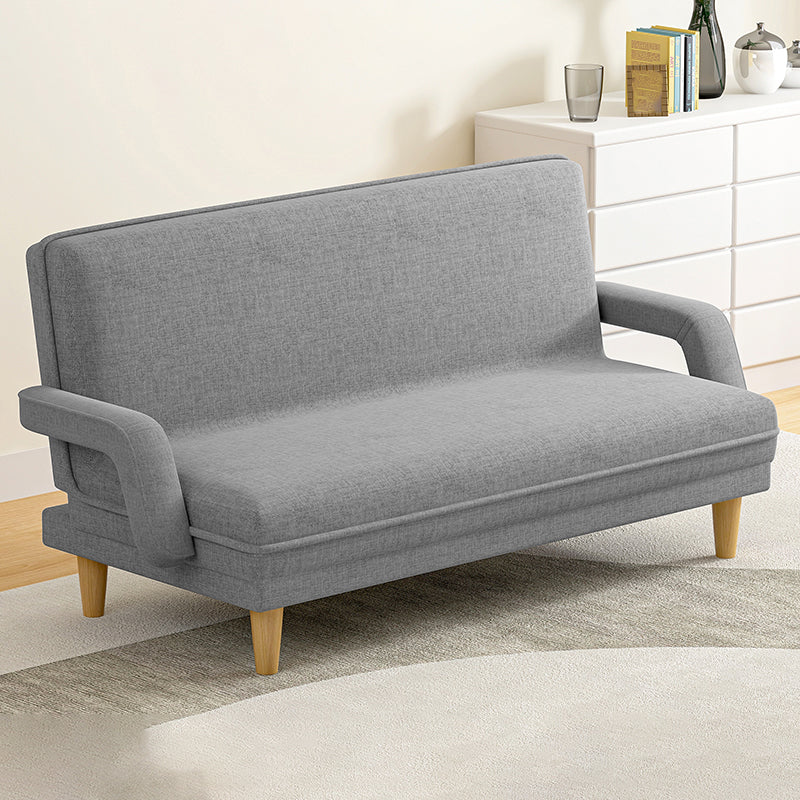 30.7" H Contemporary Linen Blend Convertible Sleeper Sofa for Apartment