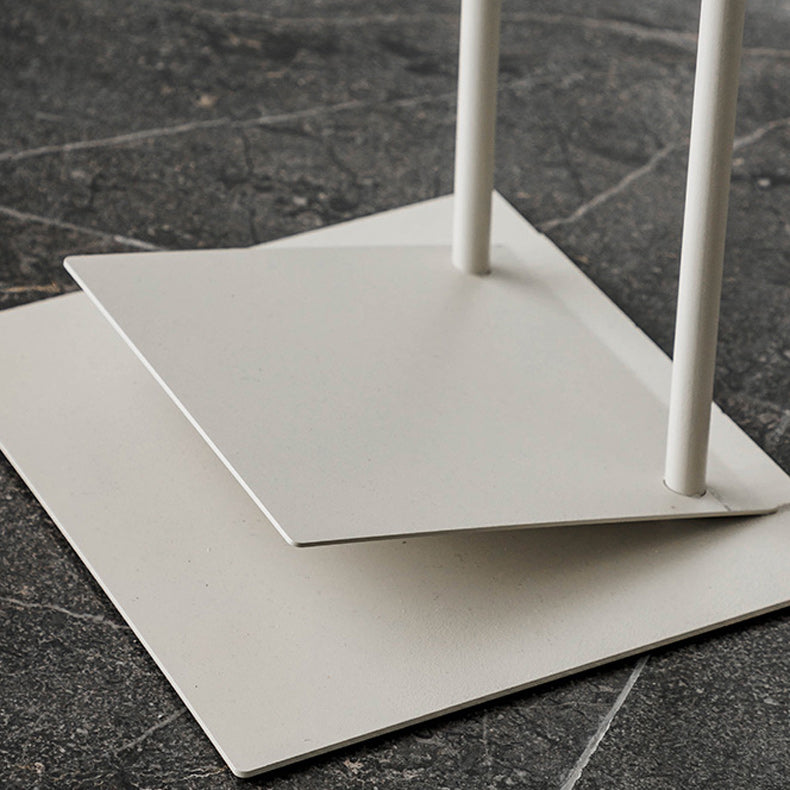 Mid-Century 19" Tall C Side Table Metal Rectangular Side Table